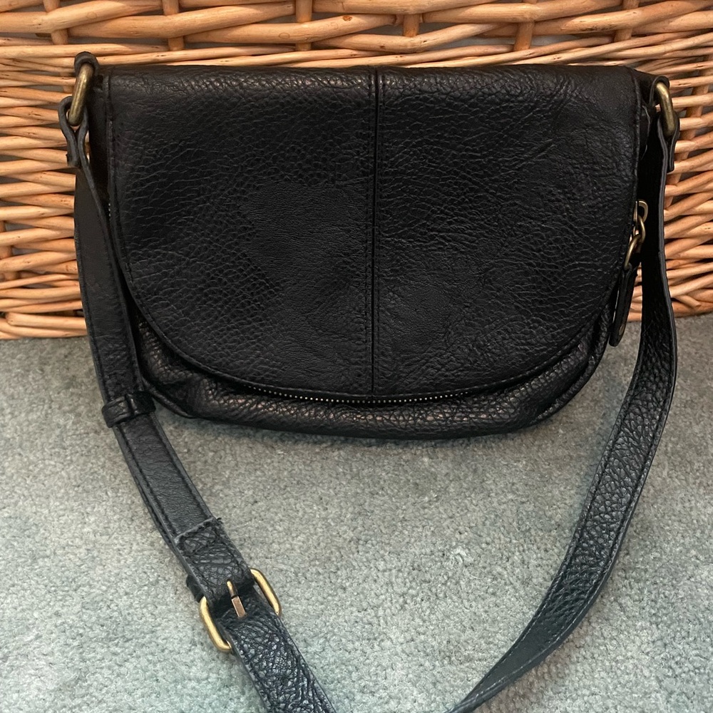 Small Foldover Adjustable Crossbody Bag